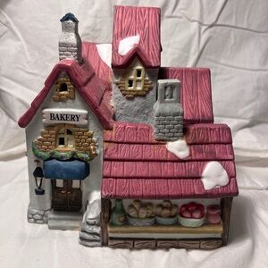 Vintage Hudson’s Bay Company Porcelain Christmas Village - Bakery